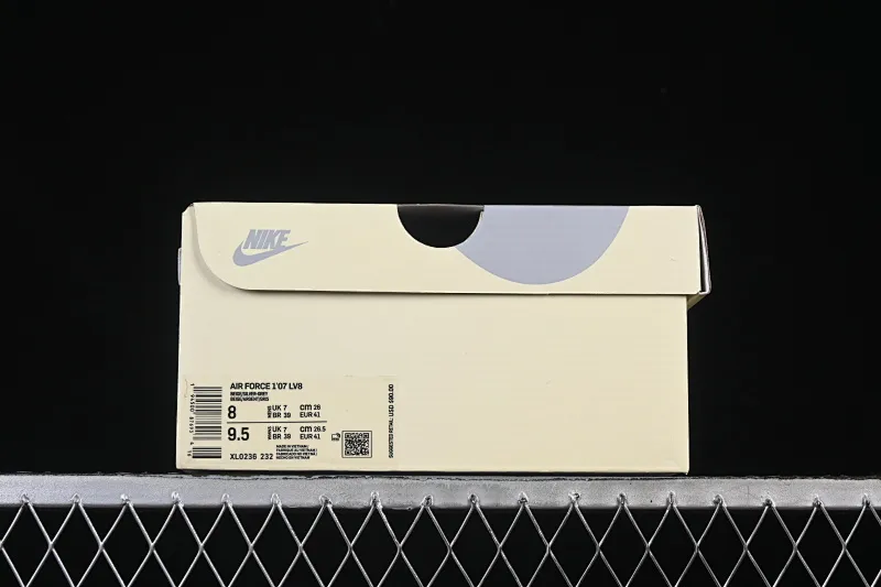 All categories Nk Air Force 1 Air Force Series Nk Air Force 1 Mid Air Force mid-top Nike Air Force 1 Mid Beige and gray two-color bottom Starry Air Force One mid-top casual sneakers XL0236-232